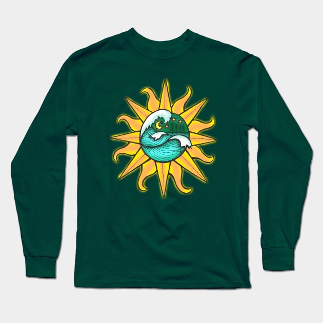 Thailand Sun Long Sleeve T-Shirt by The Soul Creative